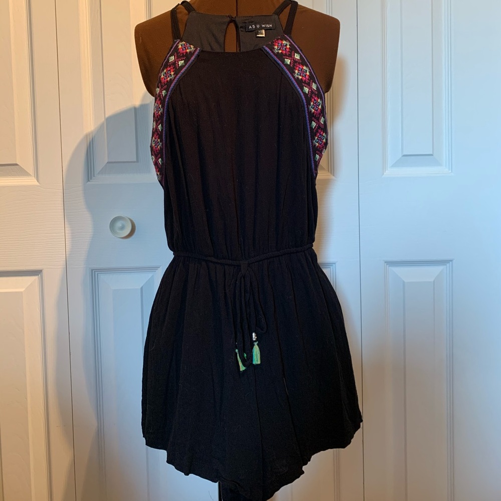 As u wish black romper